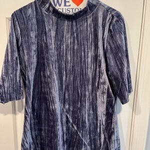 Pilcro Lavender Violet crushed velvet top